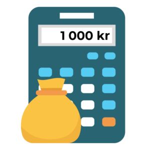 Låna 1000 kronor.