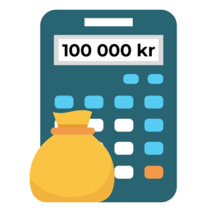 Låna 100000 kronor.